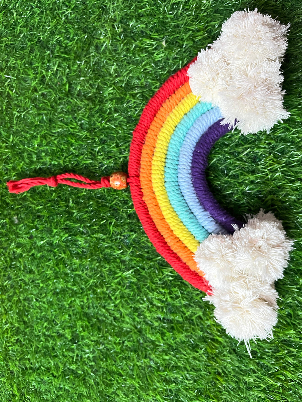 Macrame Rainbow Cloud Hanging