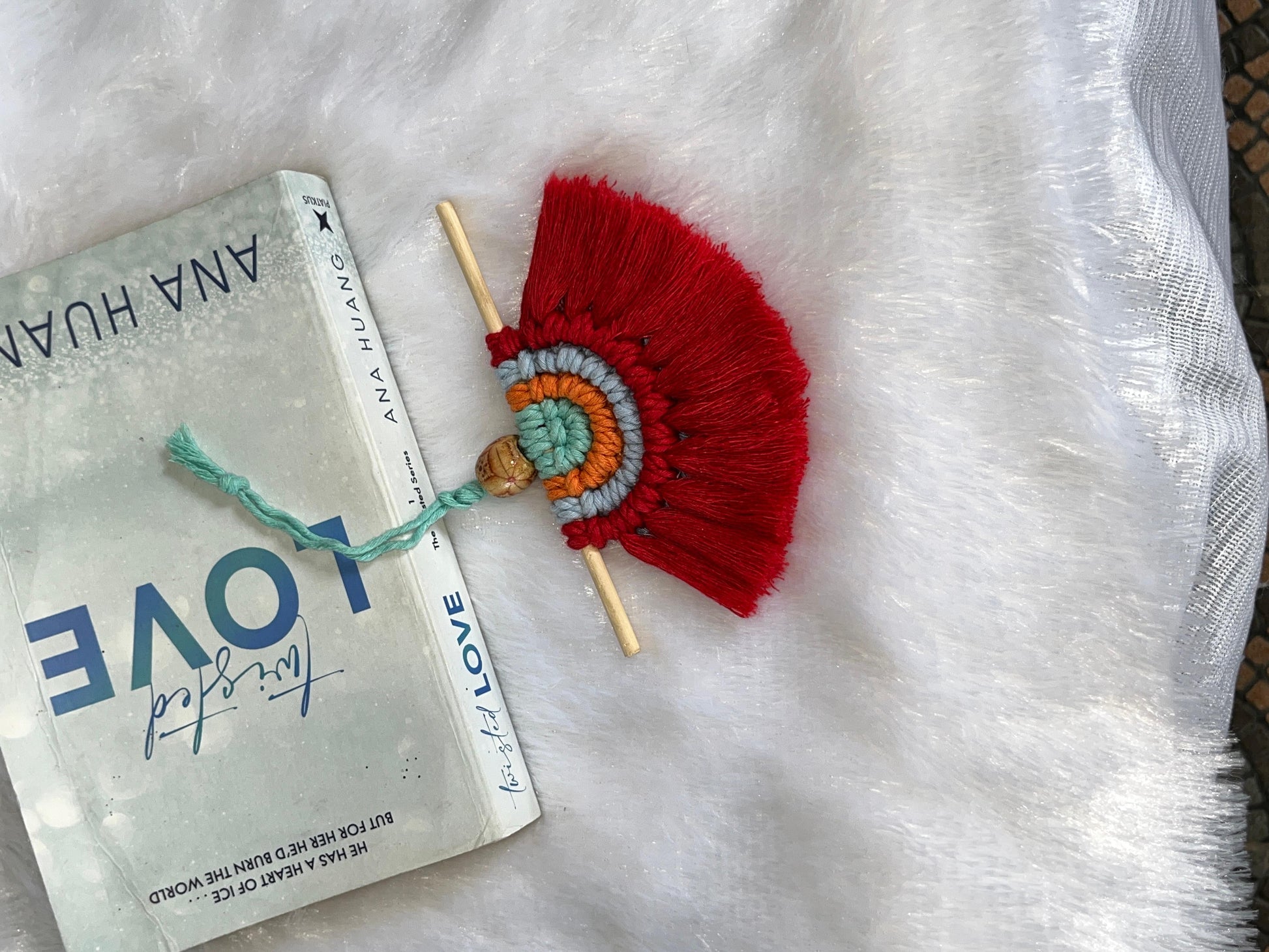 Radiant Rainbow Macramé Wall Charm