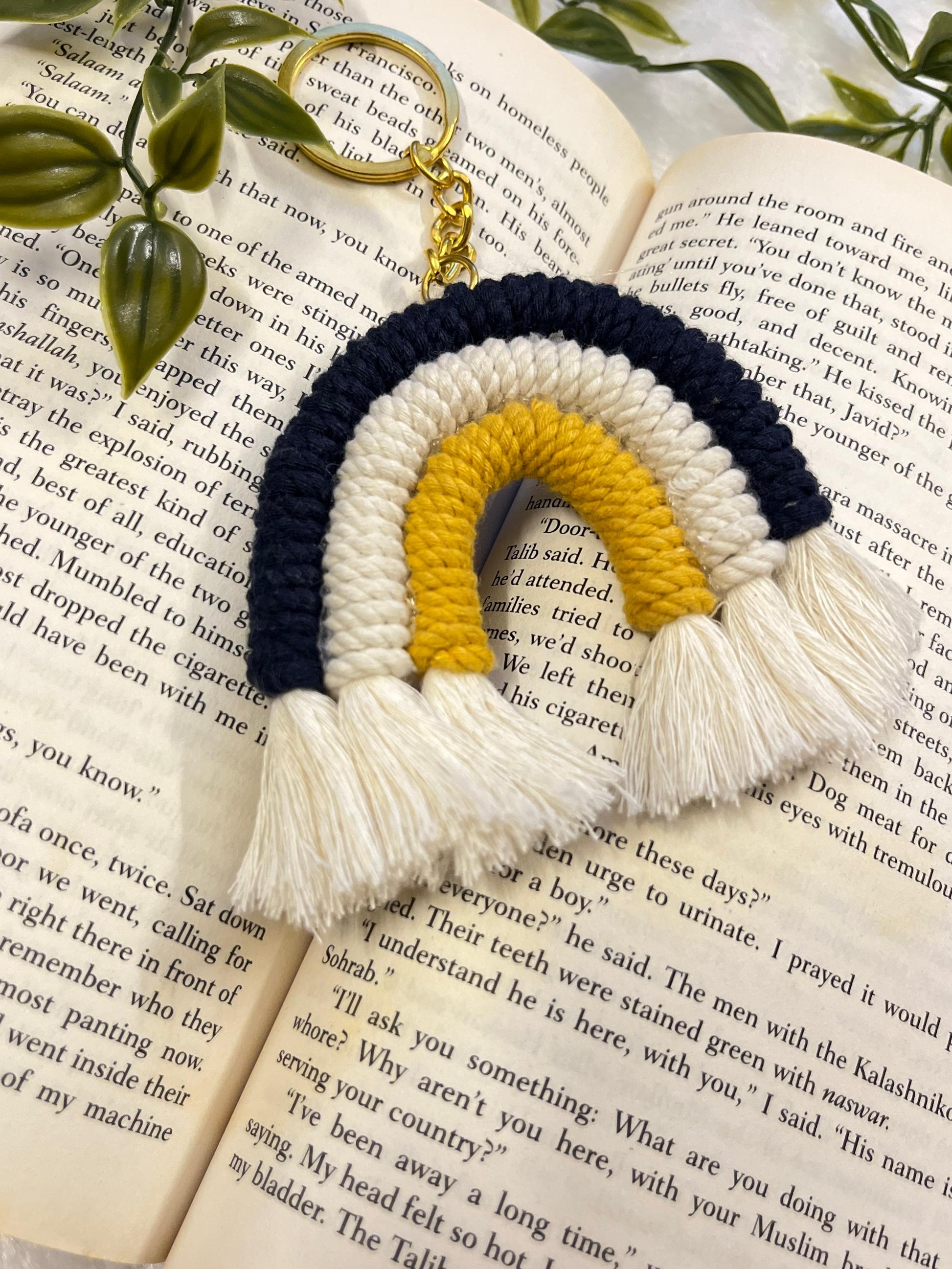 Golden Hue Macramé Rainbow