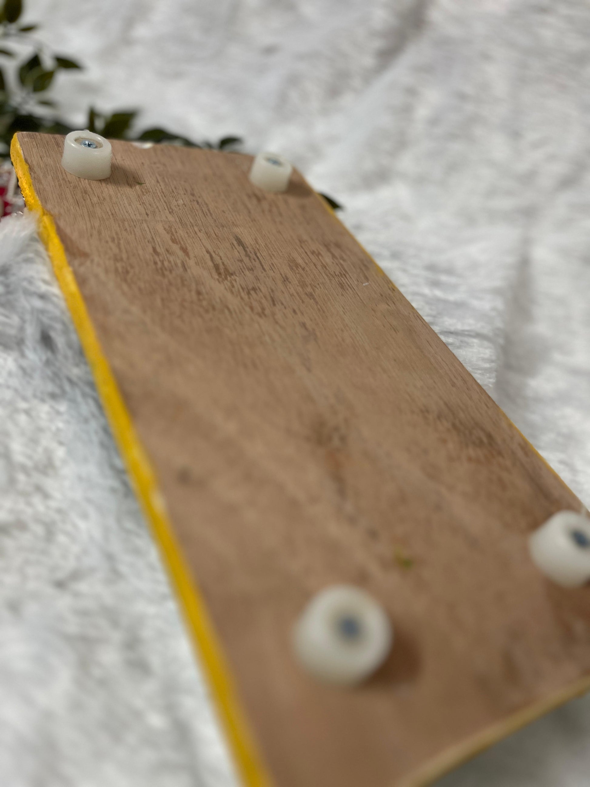 Handcrafted Maroon Poojai Manai with Kolam Detailing